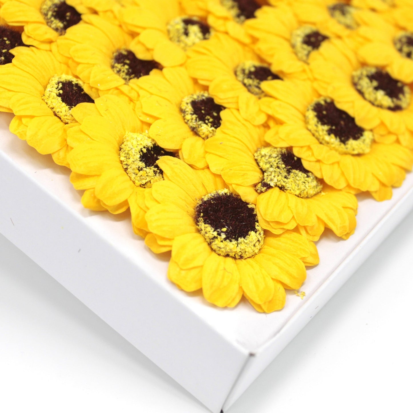 Craft Soap Flowers - Sml Sunflower - Yellow