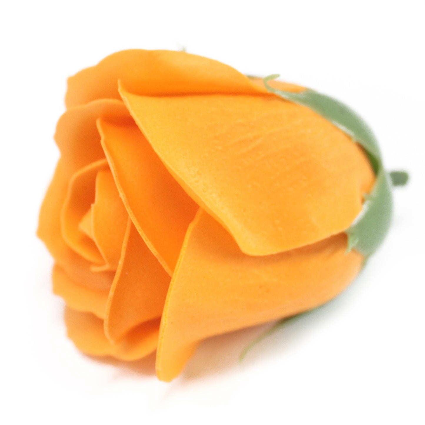 Craft Soap Flowers - Med Rose - Orange