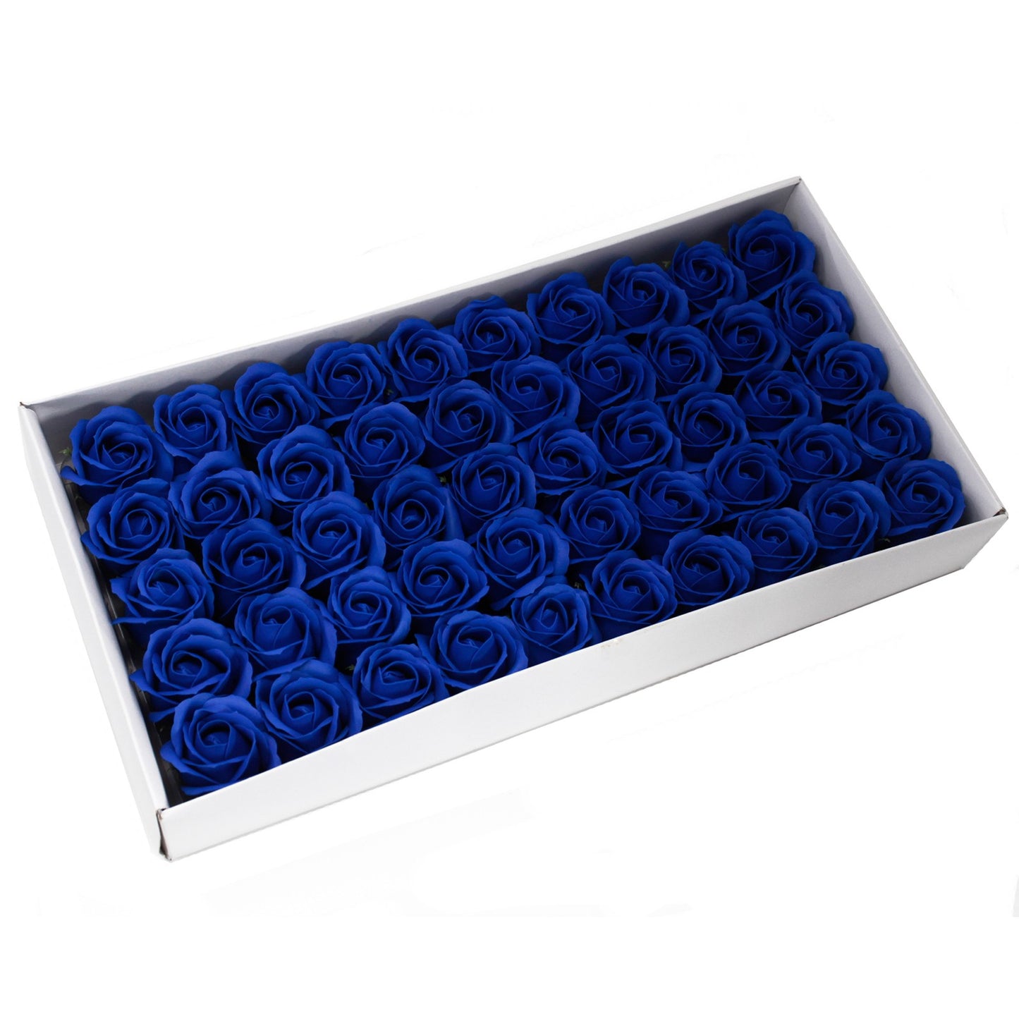 Craft Soap Flowers - Med Rose - Royal Blue