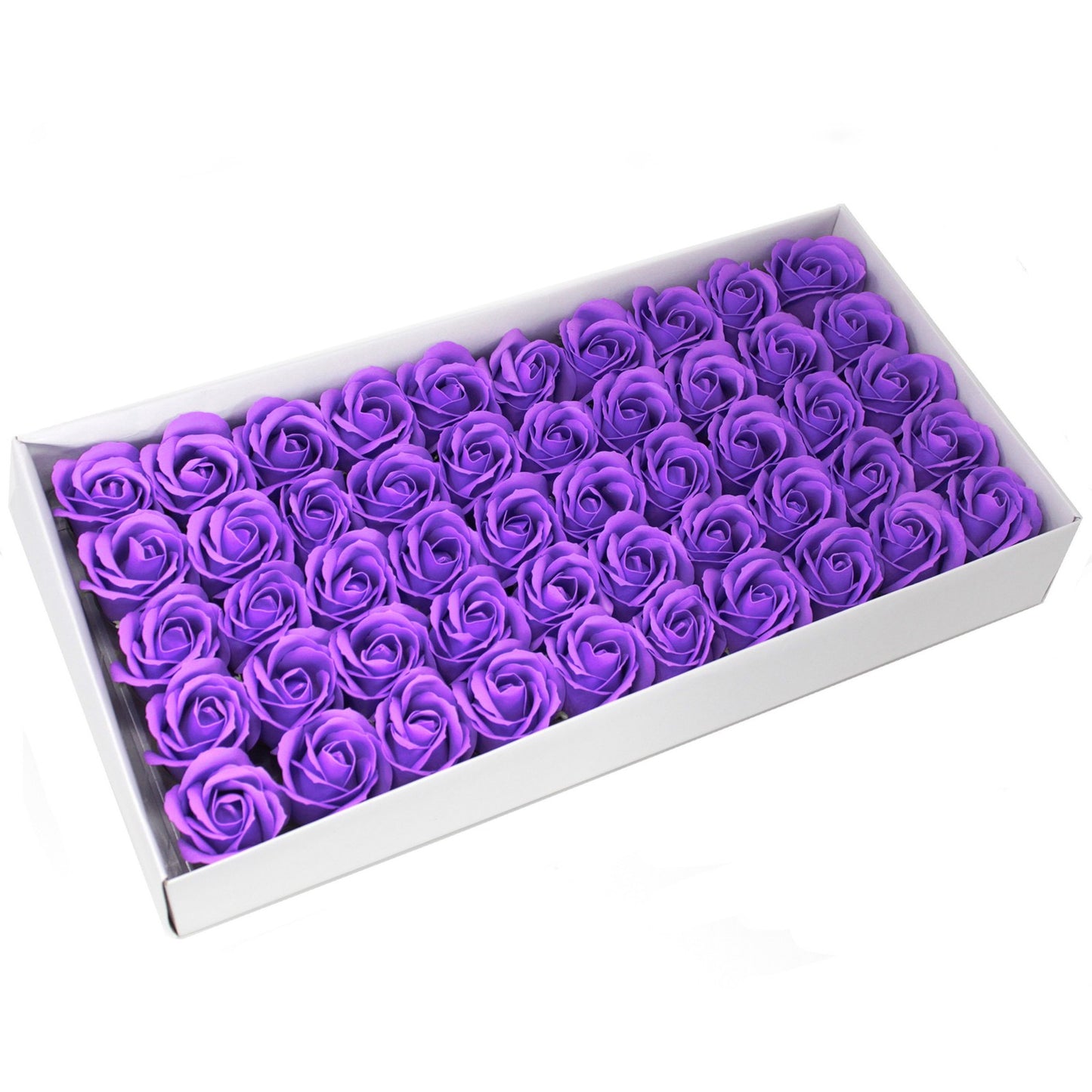 Craft Soap Flowers - Med Rose - Lavender