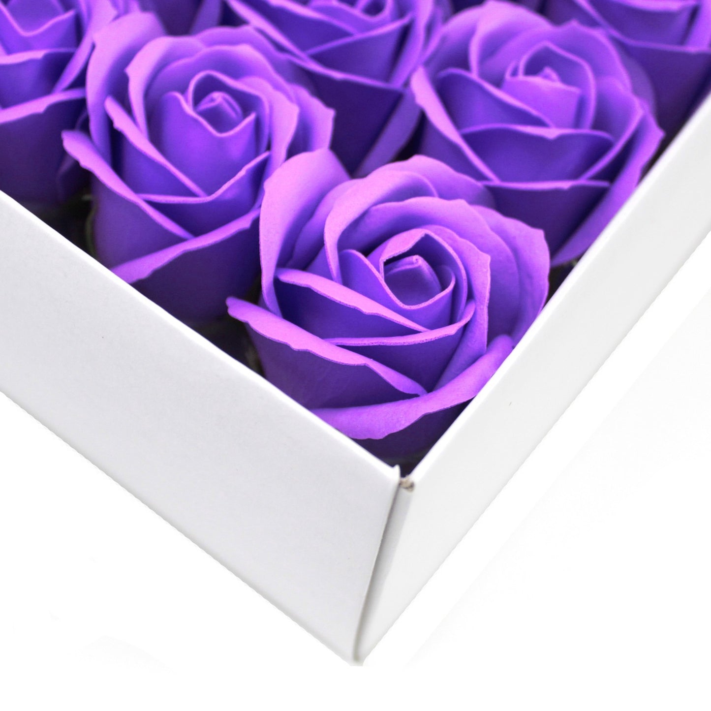 Craft Soap Flowers - Med Rose - Lavender