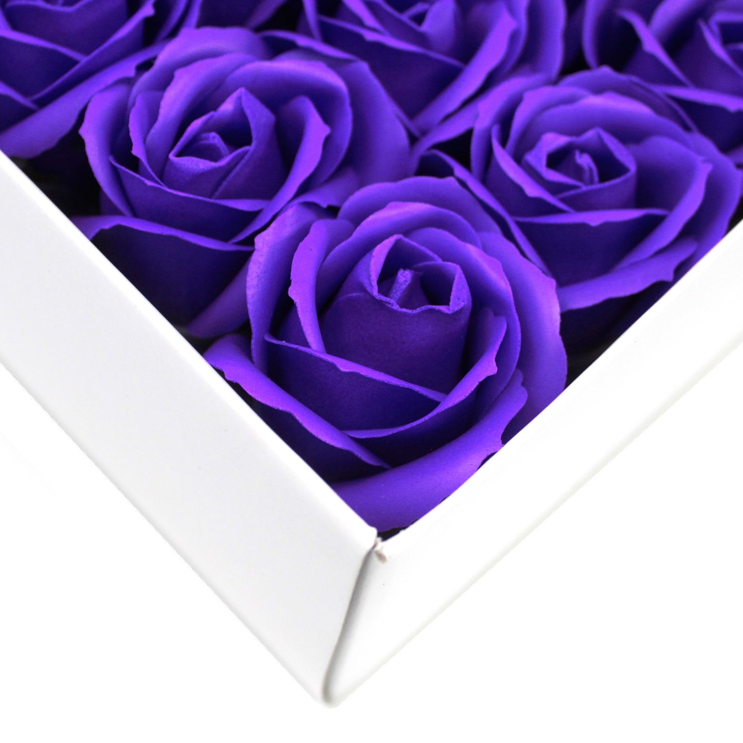 Craft Soap Flowers - Med Rose - Violet