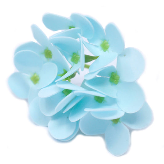 Craft Soap Flowers - Hyacinth Bean - Baby Blue