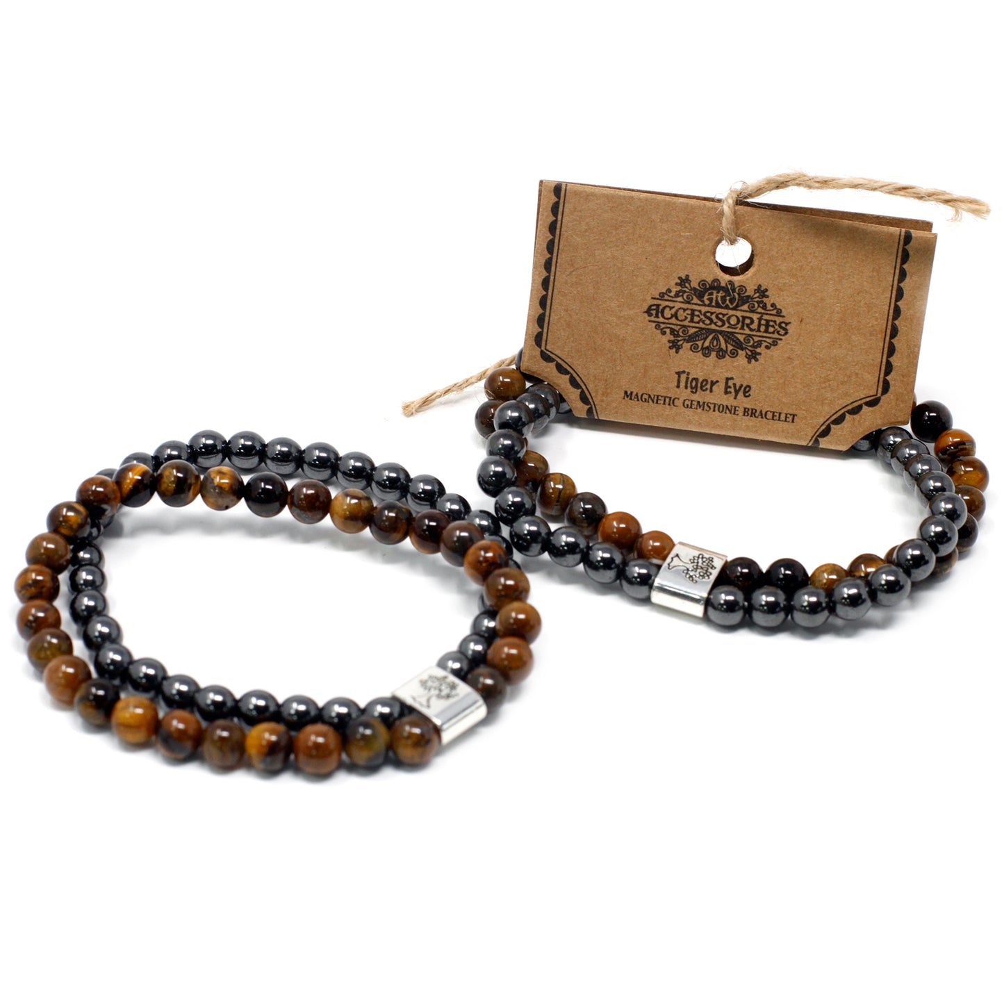 Magnetic Gemstone Bracelet - Tiger Eye