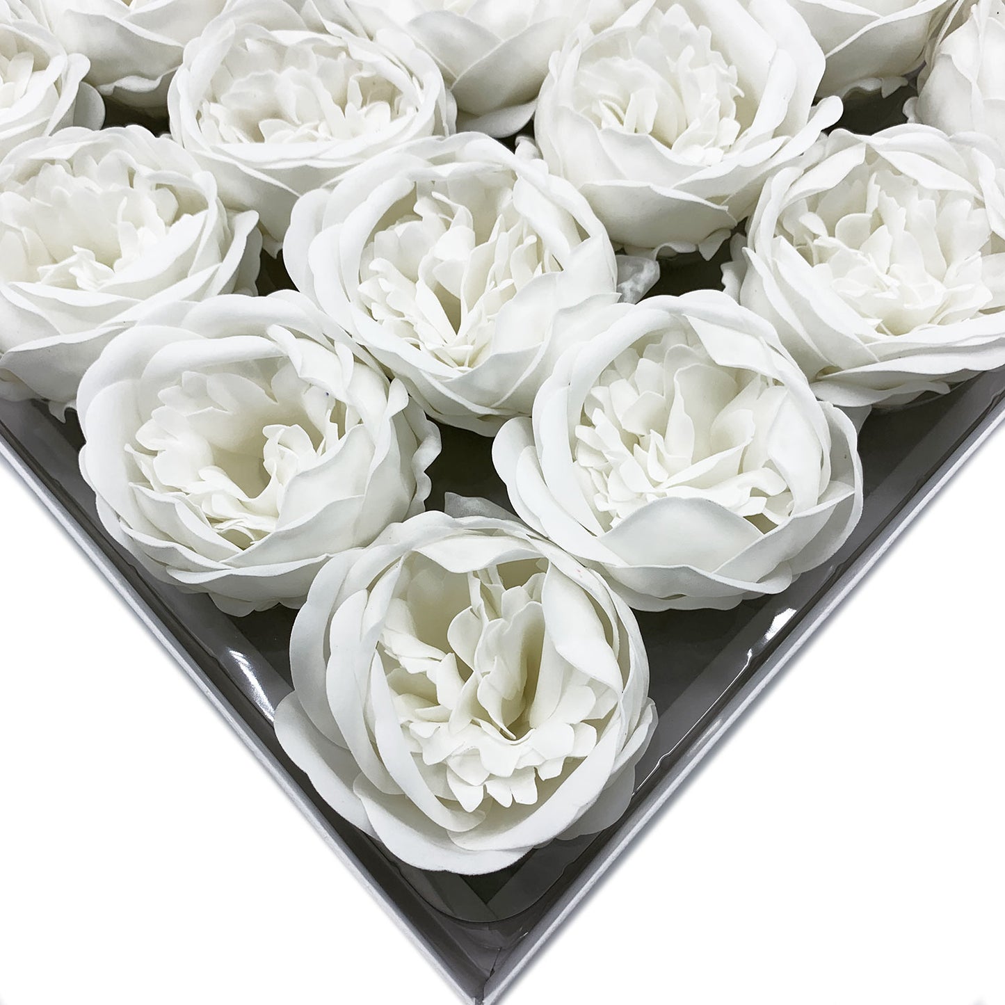 Craft Soap Flower - Ext Large Peony - White