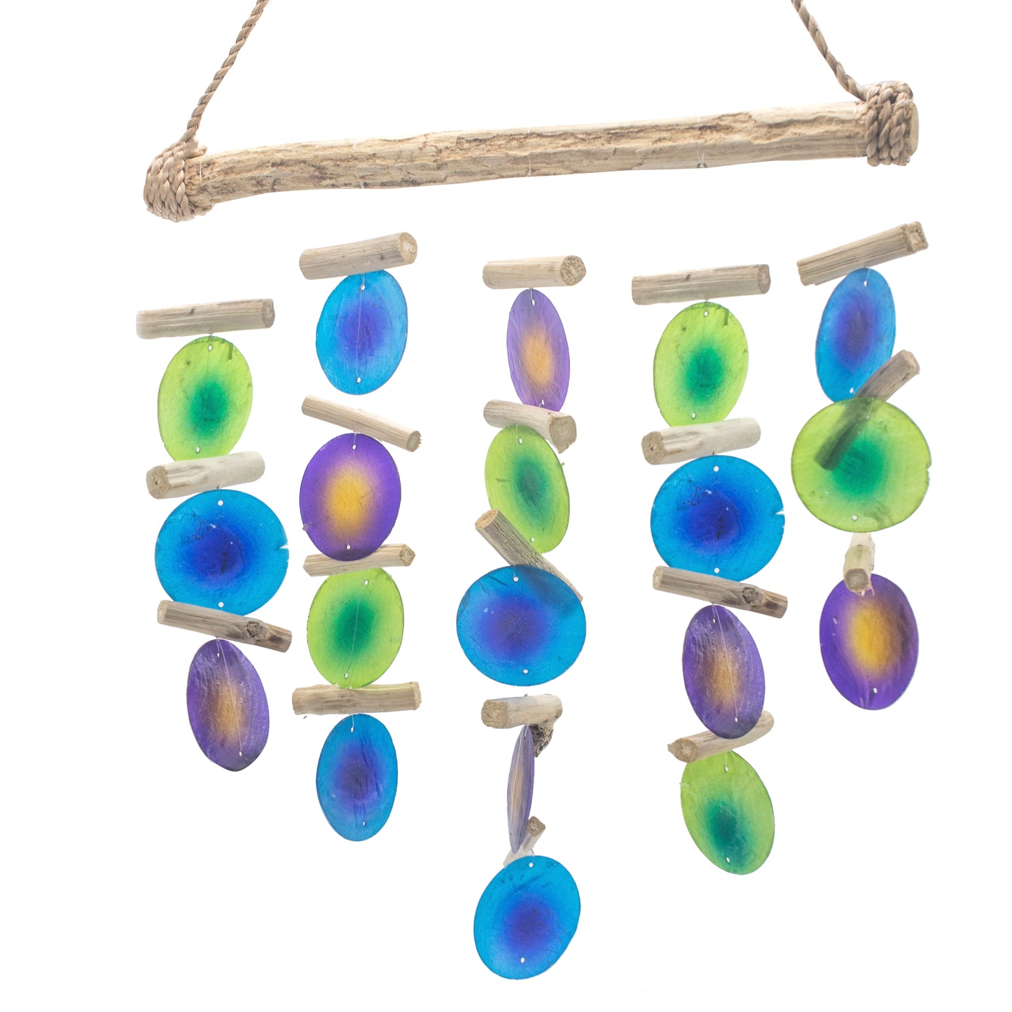 Green & Purple Driftwood Chime