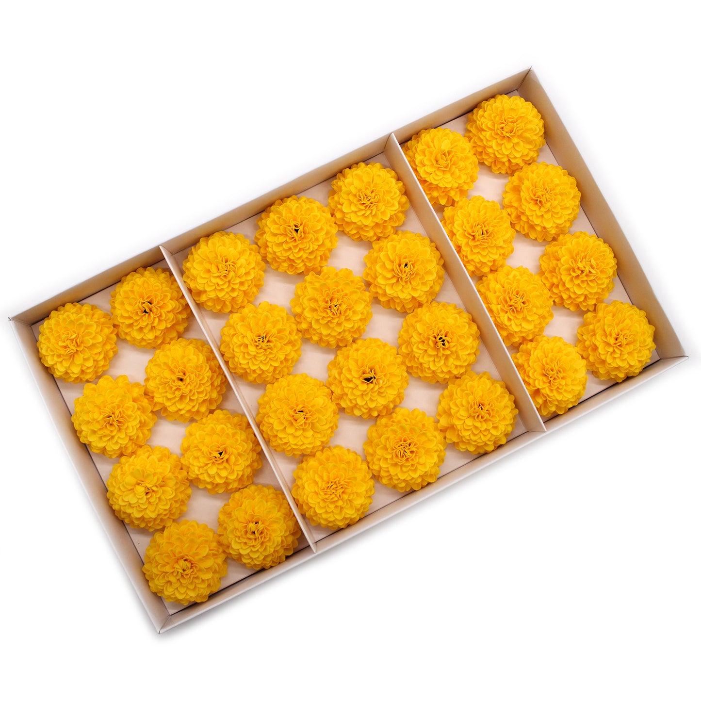 Craft Soap Flower - Small Chrysanthemum - Yellow