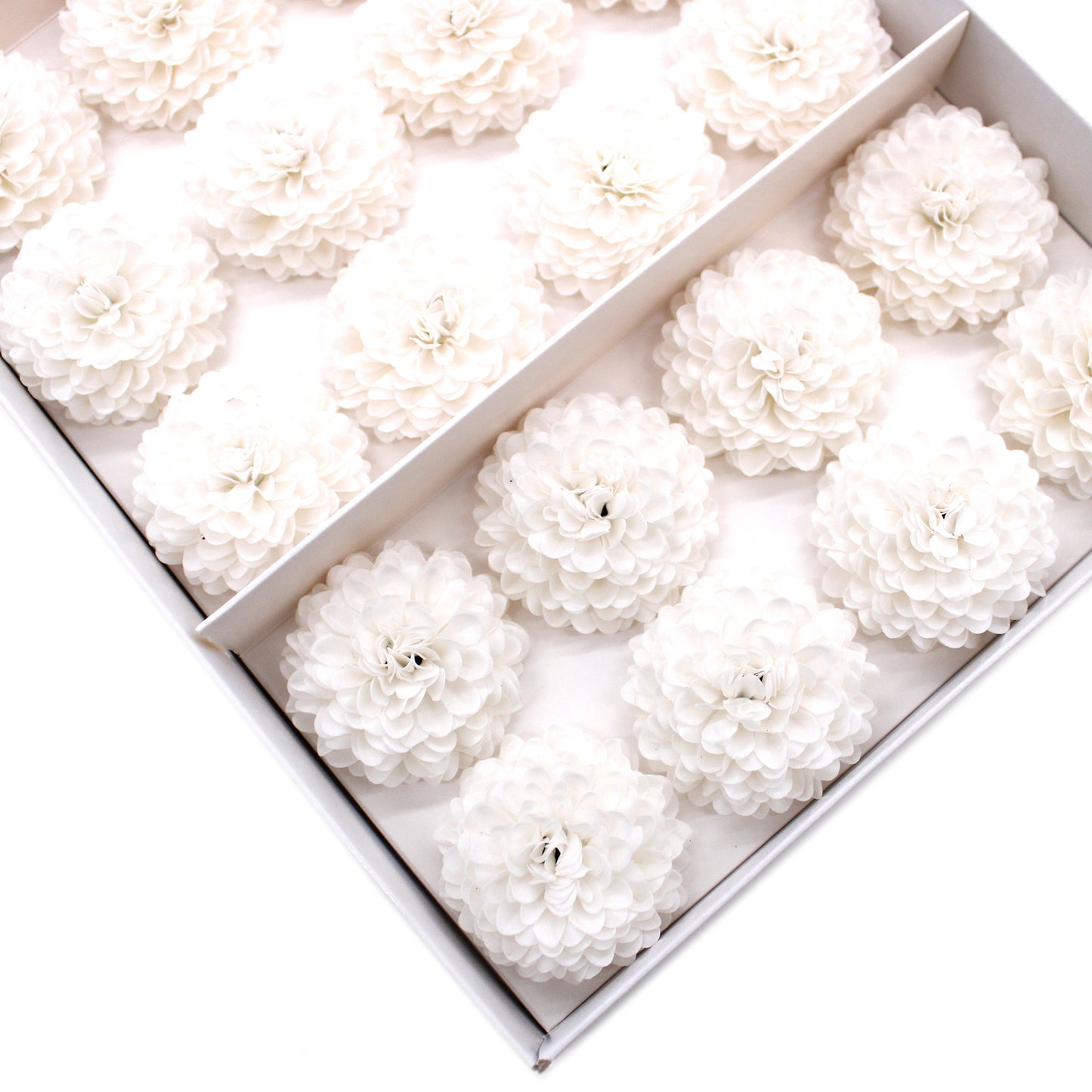 Craft Soap Flower - Small Chrysanthemum - White