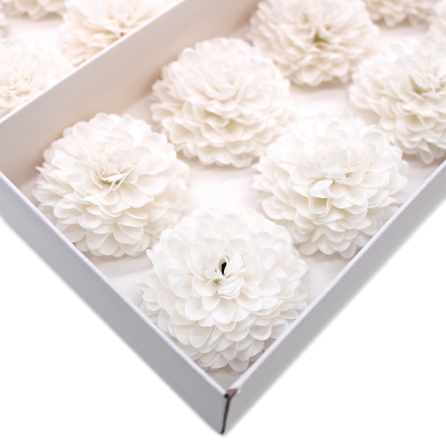 Craft Soap Flower - Small Chrysanthemum - White