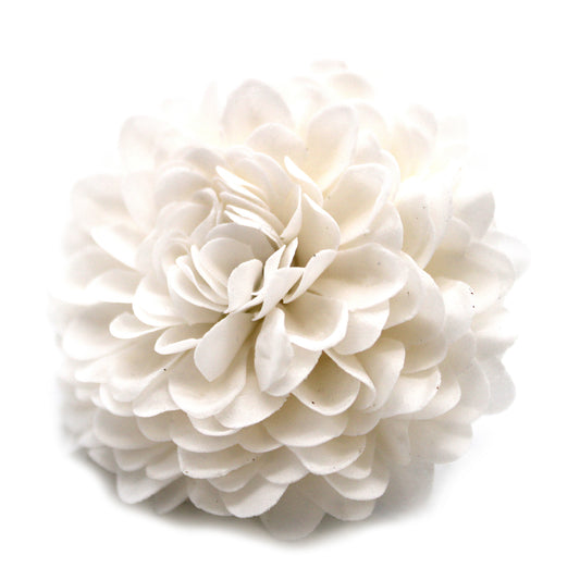 Craft Soap Flower - Small Chrysanthemum - White