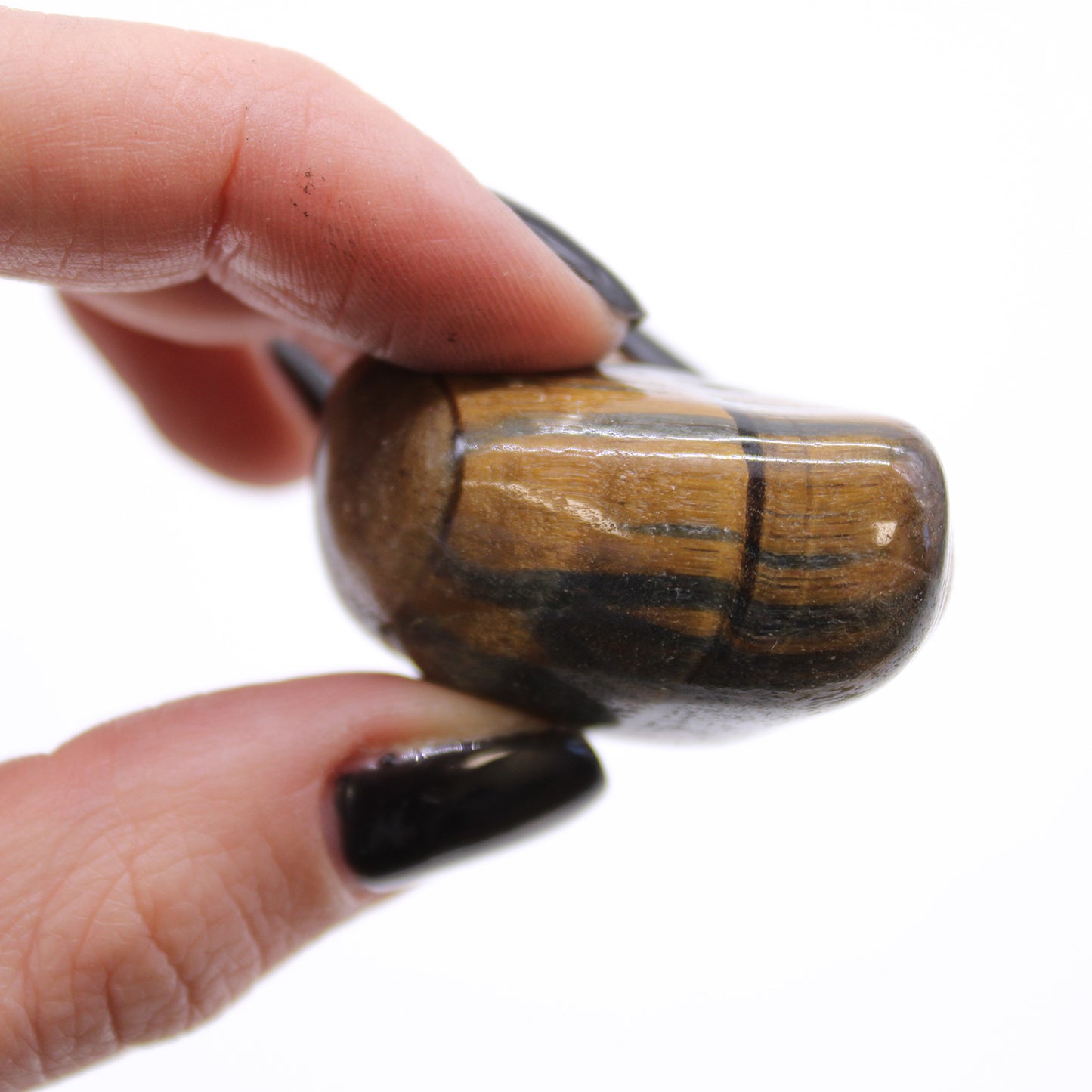 Medium African Tumble Stones - Tigers Eye - Varigated