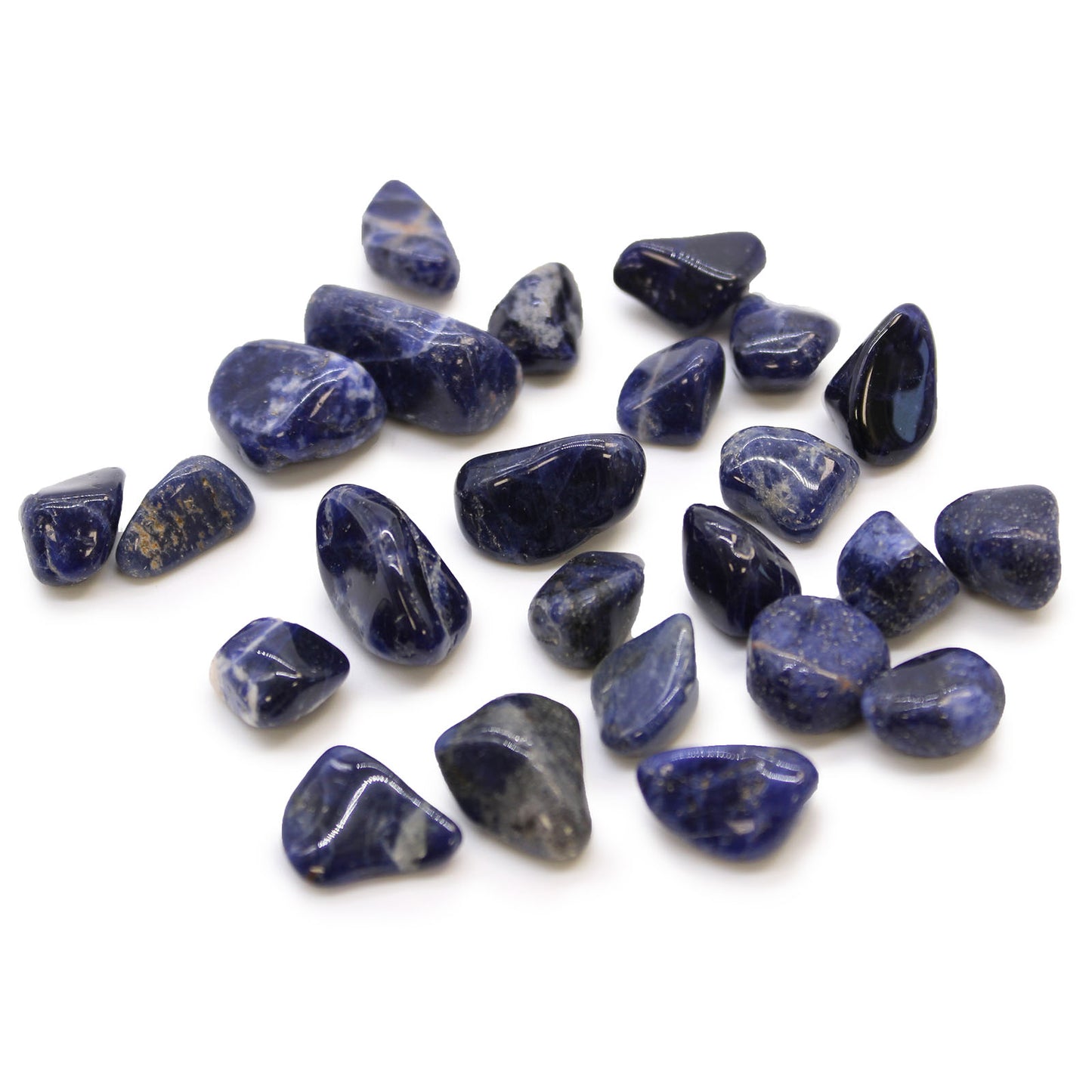 Small African Tumble Stones - Sodalite - Pure Blue