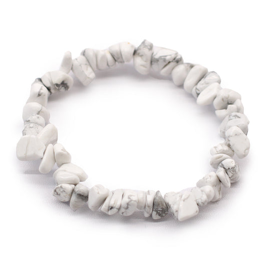 Chipstone Bracelet - White Jasper