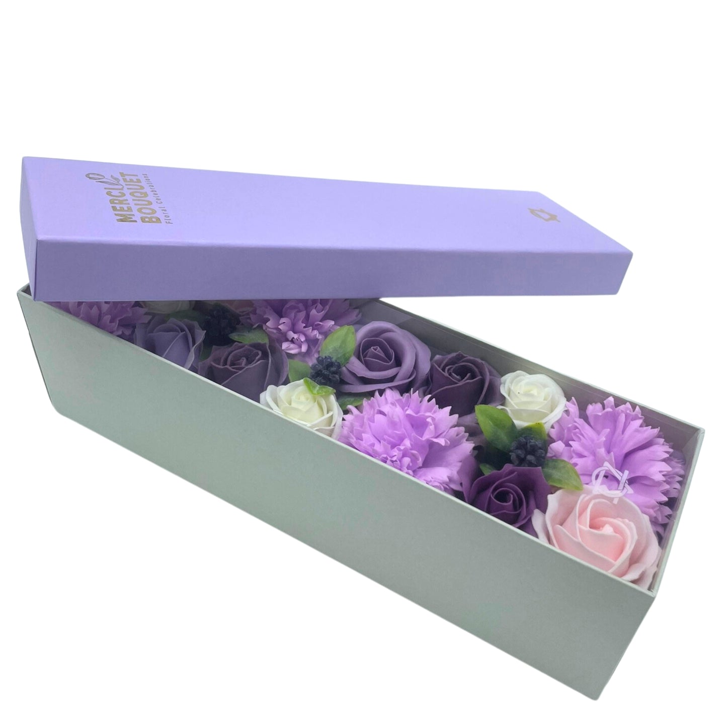 Long Box -  Lavender Rose & Carnation